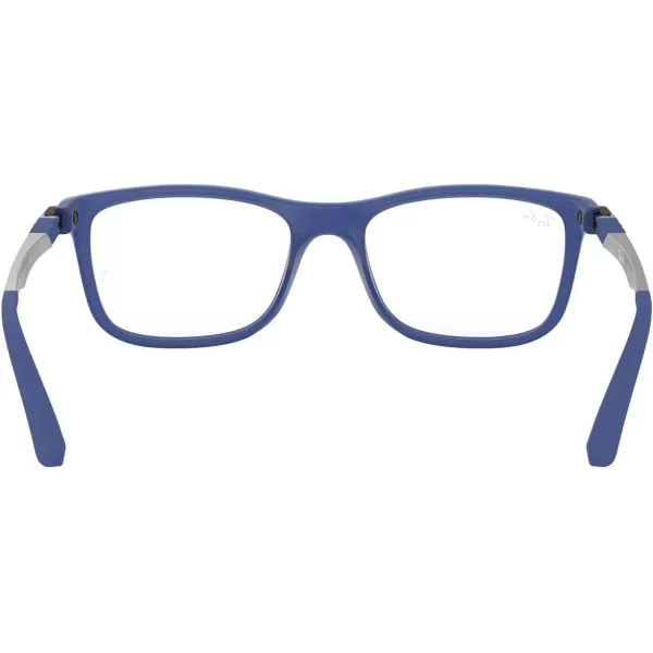 RayBan Ry1549 Square Prescription Eyeglass FramesMatte BlueDemo Lens