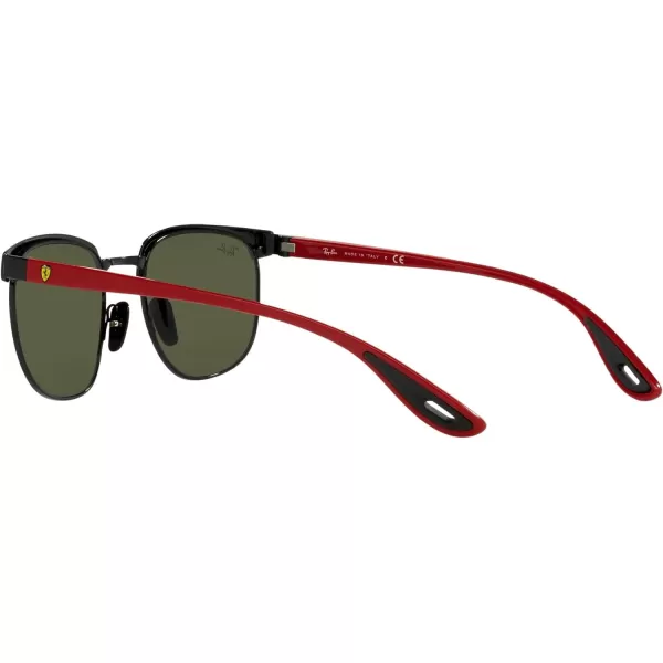 RayBan Unisex Sunglasses Black Frame Light GreenSilver Lenses 53MMMatte Black on BlackLight Green Mirrored Silver