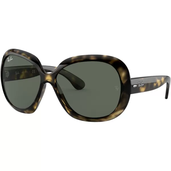 RayBan Womens RB4098 Jackie Ohh Ii Butterfly SunglassesLight HavanaDark Green