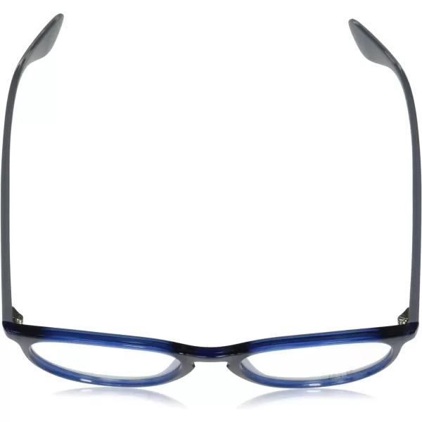 RayBan Womens RX7046 Erika Round Prescription Eyeglass FramesTransparent BlueDemo Lens