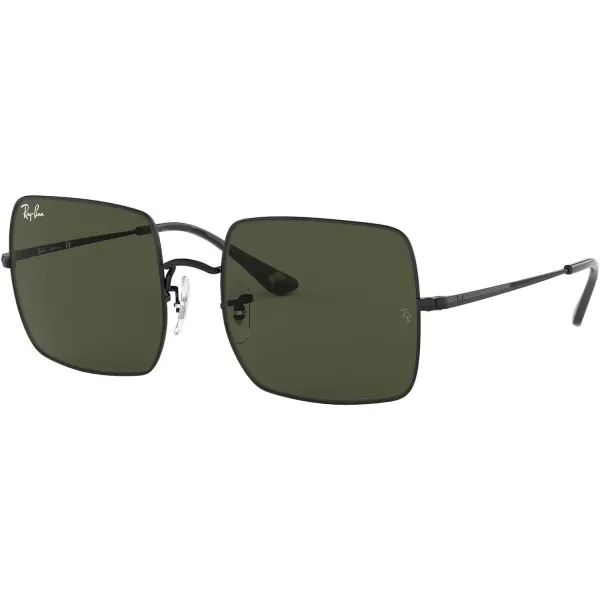 RayBan Womens Rb1971 Square SunglassesBlackG15 Green