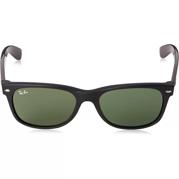 RayBan Womens Rb2132 New Wayfarer Square SunglassesMatte BlackGreen