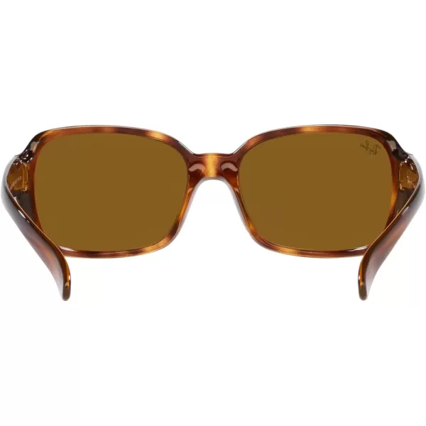 RayBan Womens Rb4068 Square SunglassesHavanaBrown
