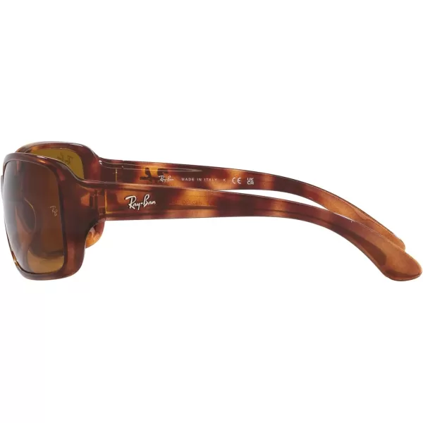 RayBan Womens Rb4068 Square SunglassesHavanaBrown