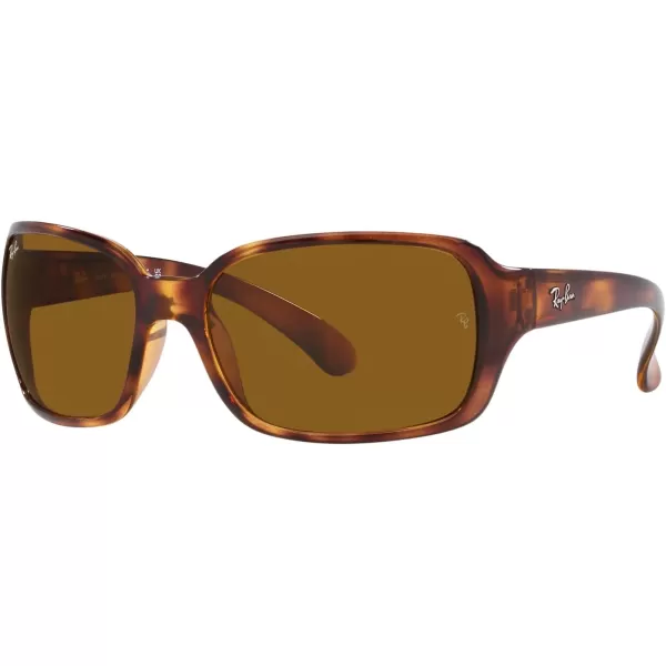 RayBan Womens Rb4068 Square SunglassesHavanaBrown