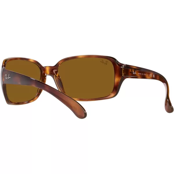 RayBan Womens Rb4068 Square SunglassesHavanaBrown