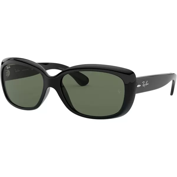 RayBan Womens Rb4101 Jackie Ohh Butterfly SunglassesBlackDark Green