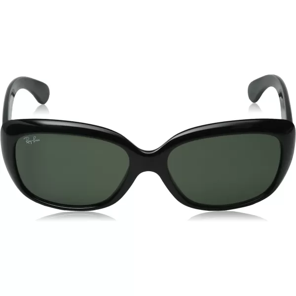 RayBan Womens Rb4101 Jackie Ohh Butterfly SunglassesBlackGreen