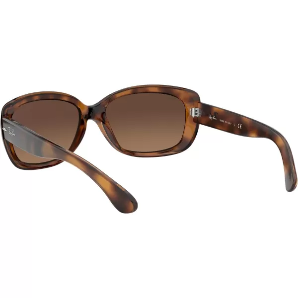 RayBan Womens Rb4101 Jackie Ohh Butterfly SunglassesHavanaLight Brown Gradient Black