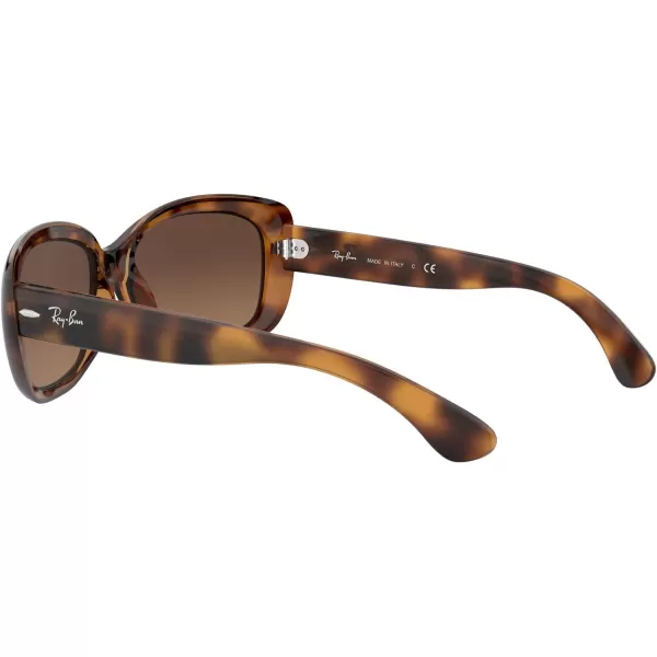 RayBan Womens Rb4101 Jackie Ohh Butterfly SunglassesHavanaLight Brown Gradient Black