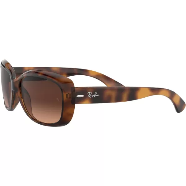 RayBan Womens Rb4101 Jackie Ohh Butterfly SunglassesHavanaPink Gradient Brown