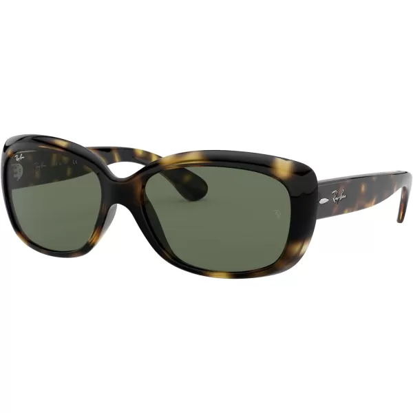 RayBan Womens Rb4101 Jackie Ohh Butterfly SunglassesLight HavanaDark Green