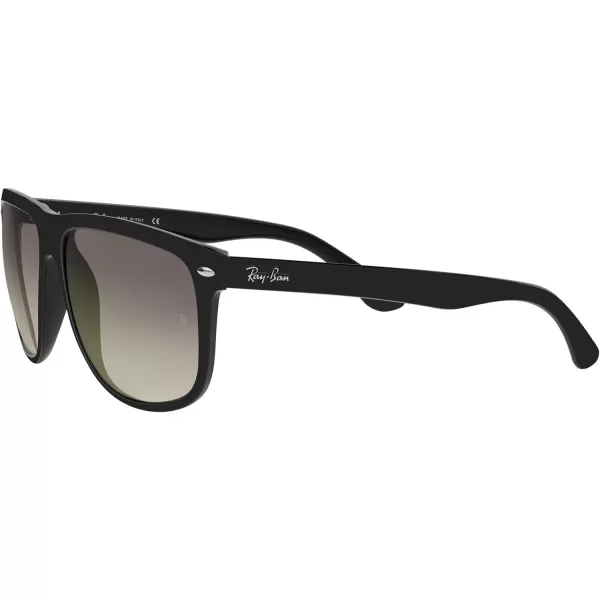 RayBan Womens Rb4147 Boyfriend Square SunglassesBlackGrey Gradient Dark Grey