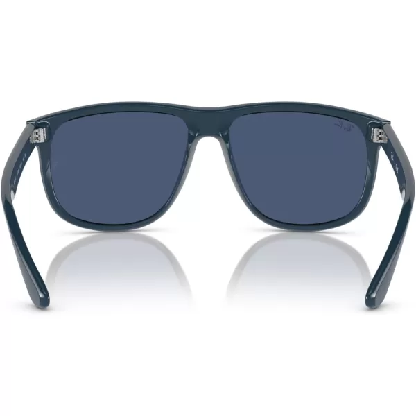 RayBan Womens Rb4147 Boyfriend Square SunglassesDark BlueDark Blue