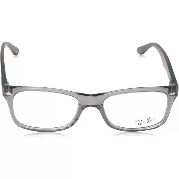 RayBan Womens Rx5228 Square Prescription Eyeglass FramesGreyDemo Lens