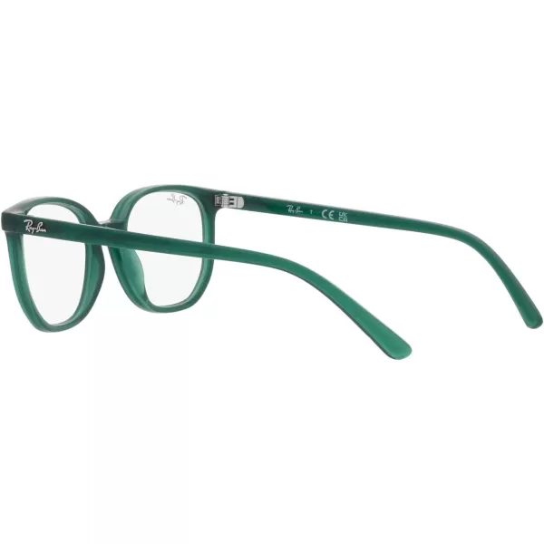 RayBan Womens Ry9097v Elliot Square Prescription Eyewear FramesOpal GreenDemo Lens