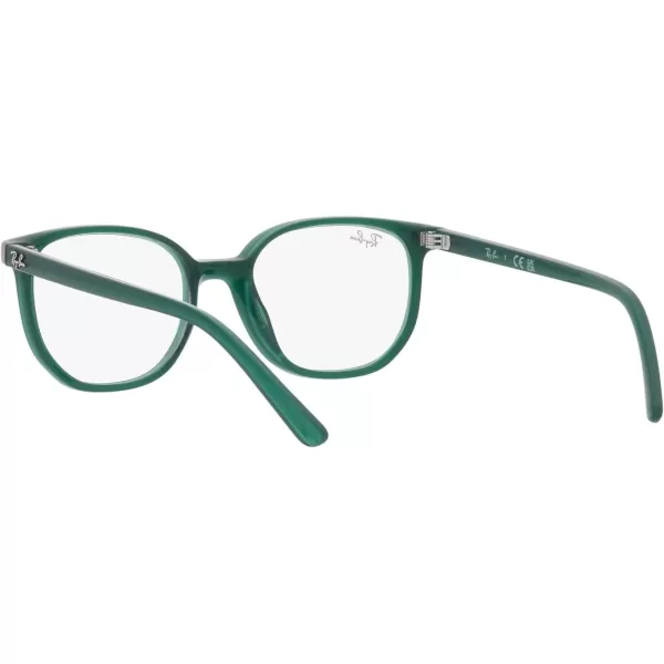 RayBan Womens Ry9097v Elliot Square Prescription Eyewear FramesOpal GreenDemo Lens