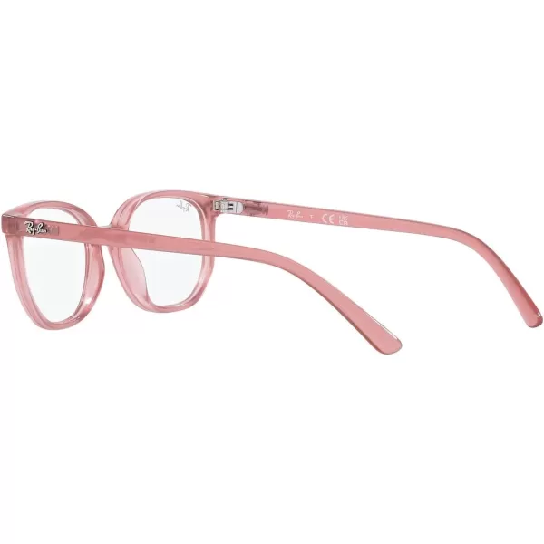 RayBan Womens Ry9097v Elliot Square Prescription Eyewear FramesOpal PinkDemo Lens