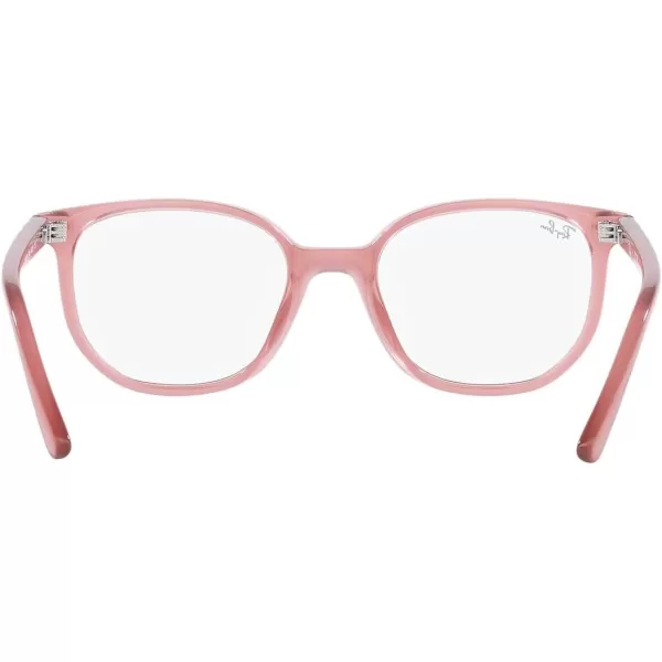 RayBan Womens Ry9097v Elliot Square Prescription Eyewear FramesOpal PinkDemo Lens