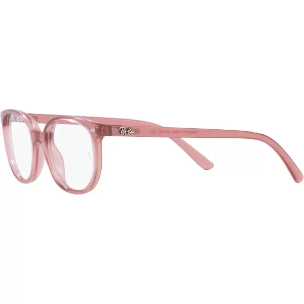 RayBan Womens Ry9097v Elliot Square Prescription Eyewear FramesOpal PinkDemo Lens