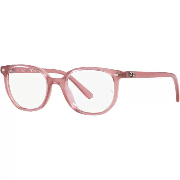 RayBan Womens Ry9097v Elliot Square Prescription Eyewear FramesOpal PinkDemo Lens