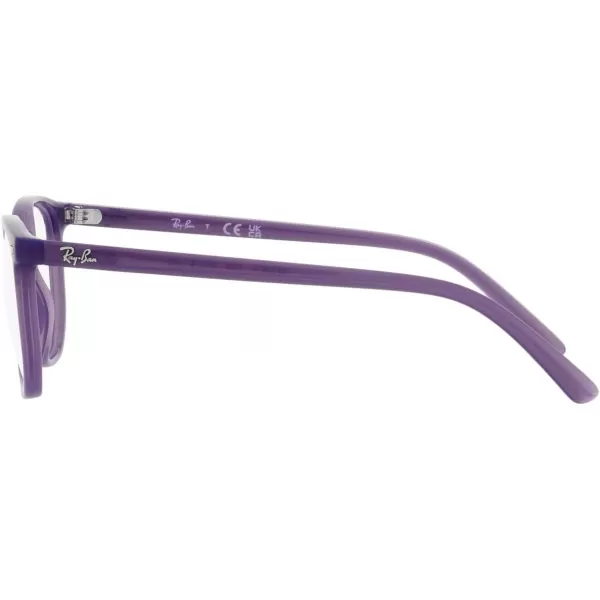 RayBan Womens Ry9097v Elliot Square Prescription Eyewear FramesOpal VioletDemo Lens