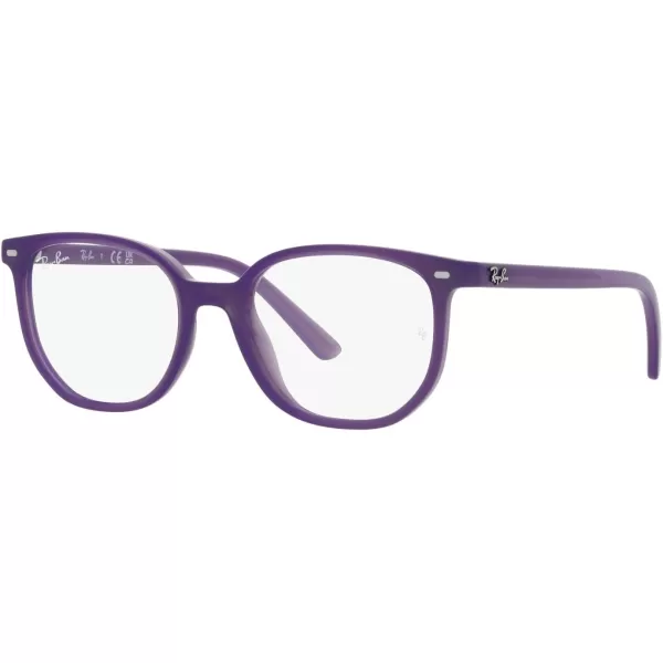 RayBan Womens Ry9097v Elliot Square Prescription Eyewear FramesOpal VioletDemo Lens