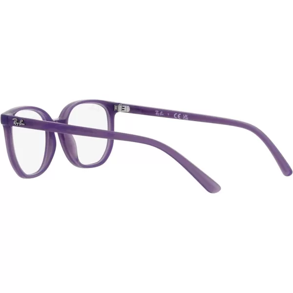 RayBan Womens Ry9097v Elliot Square Prescription Eyewear FramesOpal VioletDemo Lens