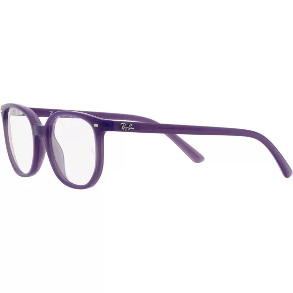 RayBan Womens Ry9097v Elliot Square Prescription Eyewear FramesOpal VioletDemo Lens