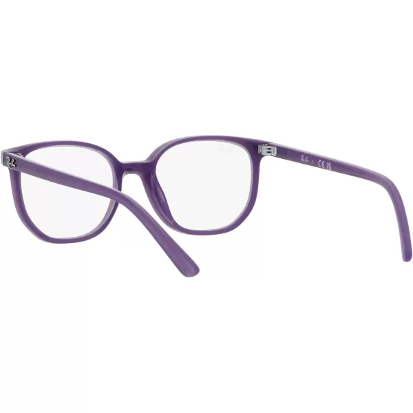 RayBan Womens Ry9097v Elliot Square Prescription Eyewear FramesOpal VioletDemo Lens