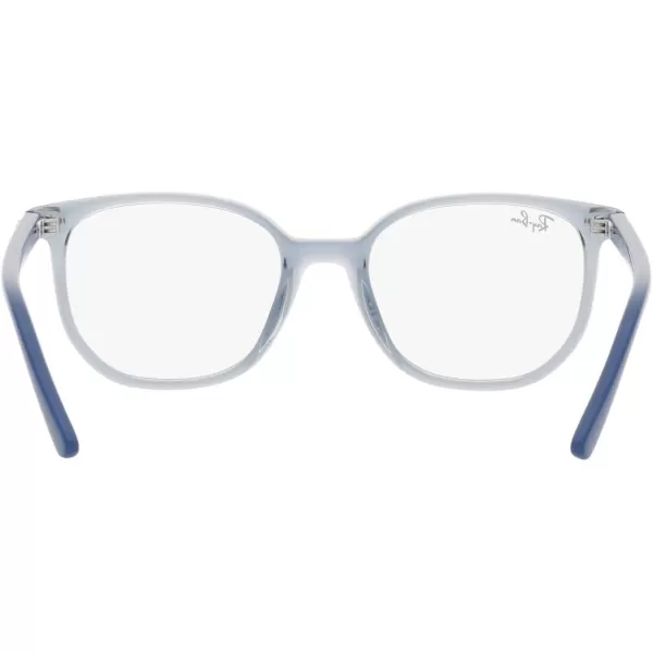 RayBan Womens Ry9097v Elliot Square Prescription Eyewear FramesTransparent BlueDemo Lens