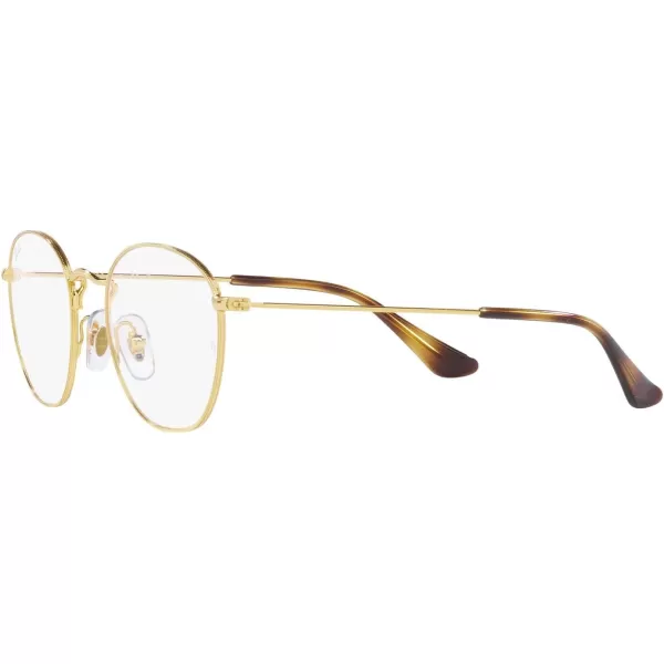 RayBan Womens Ry9572v Rob Round Prescription Eyewear FramesGoldDemo Lens