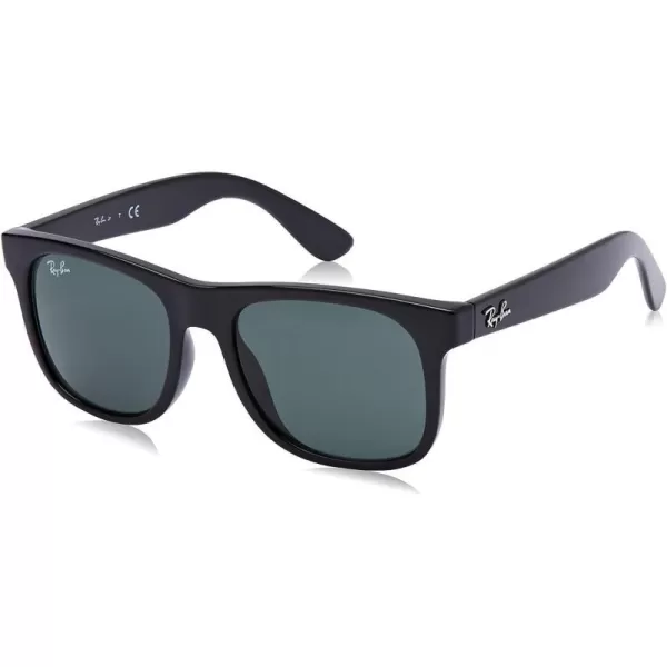 RayBan Boys Rj9069s Justin Square SunglassesBlackDark Green