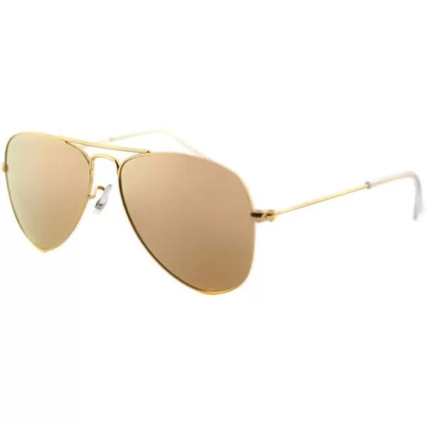 RayBan Junior Kids Rj9506s Metal Aviator SunglassesMatte AristaCopper Flash