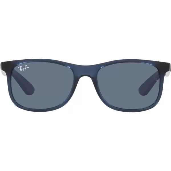 RayBan Junior Rj9062S Rectangular Sunglasses Transparent BlueDark Blue 48 mmRayBan Junior Rj9062S Rectangular Sunglasses Transparent BlueDark Blue 48 mm