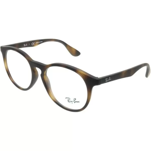 RayBan Kids Ry1554 Round Prescription Eyeglass FramesRubber HavanaDemo Lens