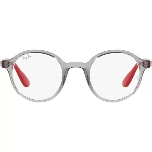 RayBan Kids Ry1561 Round Prescription Eyeglass FramesTransparent GreyDemo Lens