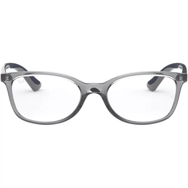 RayBan Kids Ry1586 Square Prescription Eyeglass FramesTransparent GreyDemo Lens