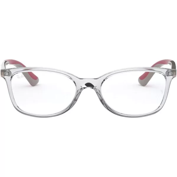 RayBan Kids Ry1586 Square Prescription Eyeglass FramesTransparentDemo Lens