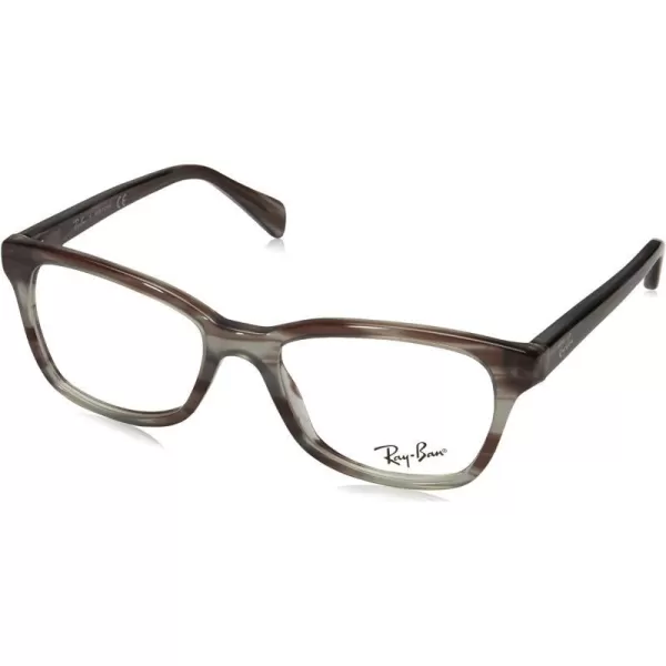 RayBan Kids Ry1591 Square Prescription Eyeglass FramesStriped GreyDemo Lens