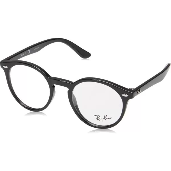 RayBan Kids Ry1594 Round Prescription Eyeglass FramesBlackDemo Lens