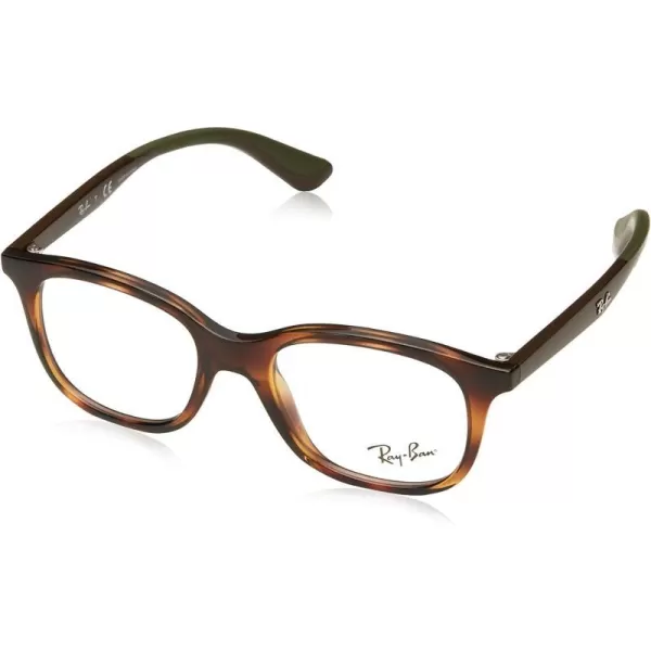 RayBan Kids Ry1604 Square Prescription Eyeglass FramesHavanaDemo Lens