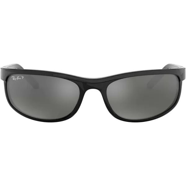 RayBan Mens RB2027 Predator 2 Rectangular Sunglasses BlackPolarized Dark Grey 62 mmRayBan Mens RB2027 Predator 2 Rectangular Sunglasses BlackPolarized Dark Grey 62 mm