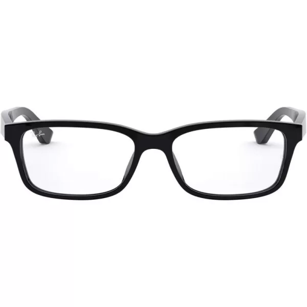 RayBan Mens RX5296D Square Prescription Eyeglass Frames BlackDemo Lens 55 mmRayBan Mens RX5296D Square Prescription Eyeglass Frames BlackDemo Lens 55 mm