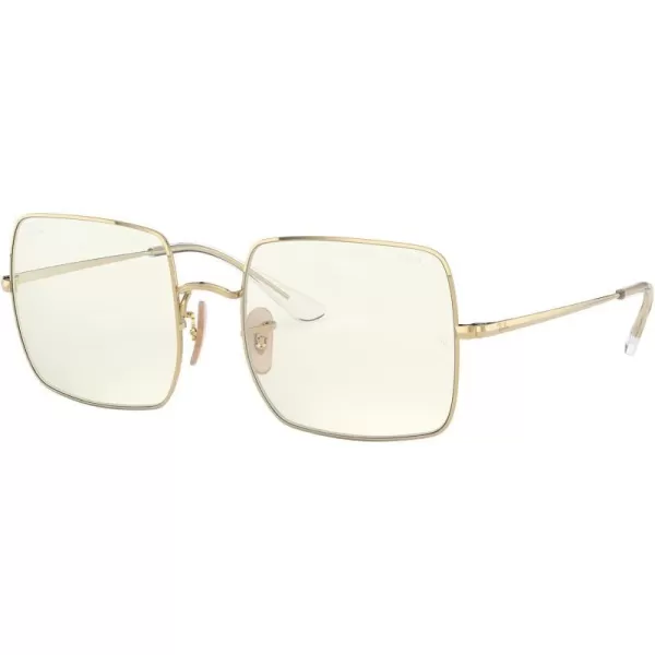 RayBan RB1971 SquareGoldClear to Grey Photochromic