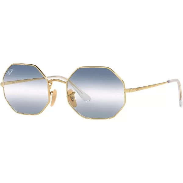 RayBan RB1972 Octagon SunglassesGoldClear Gradient Blue