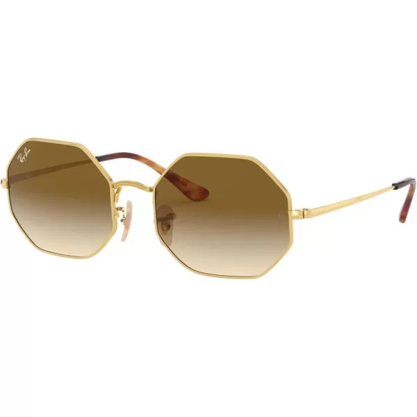 RayBan RB1972 Octagon SunglassesGoldClear Gradient Brown