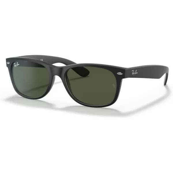 RayBan RB2132 New Wayfarer Square Sunglasses Rubber BlackG15 Green 58 mmRayBan RB2132 New Wayfarer Square Sunglasses Rubber BlackG15 Green 58 mm