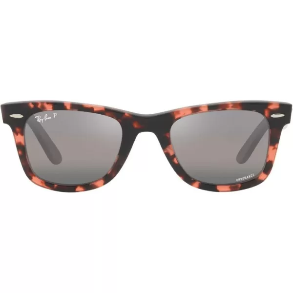 RayBan RB2140 Original Wayfarer Gradient SunglassesPink HavanaPolarized Clear Gradient Dark Grey