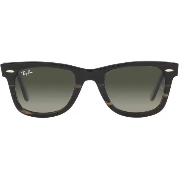 RayBan RB2140 Original Wayfarer Gradient SunglassesStriped GreyGradient Grey